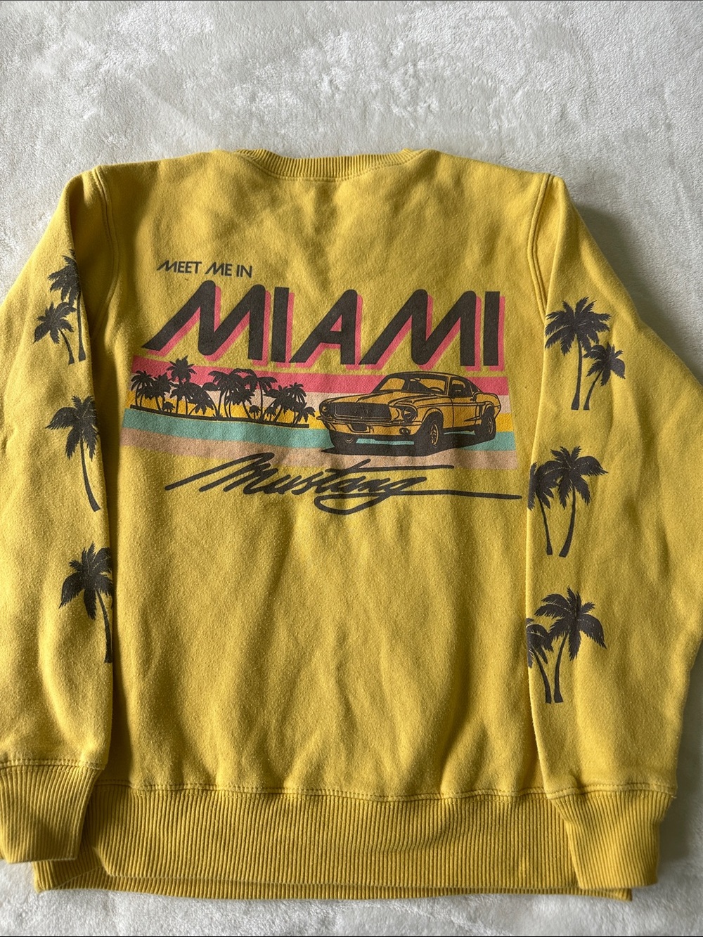 Ford Yellow Miami Crewneck